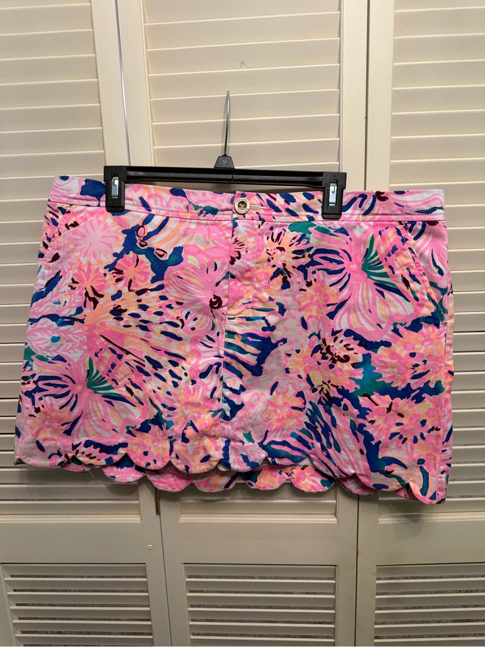 Lilly Pulitzer Scalloped Hem Skort – Size 16